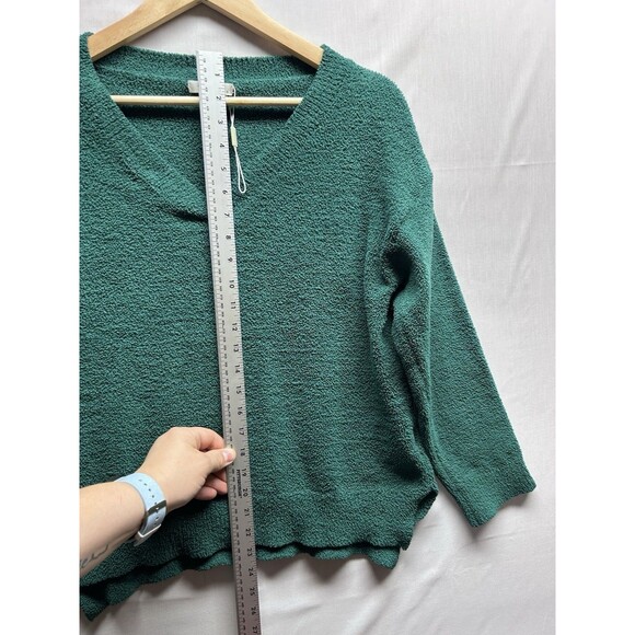 Ekouaer Women’s Small 2 Piece Fuzzy Pajamas Lounge Set Green - Picture 4 of 12